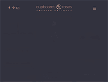 Tablet Screenshot of cupboardsandroses.com